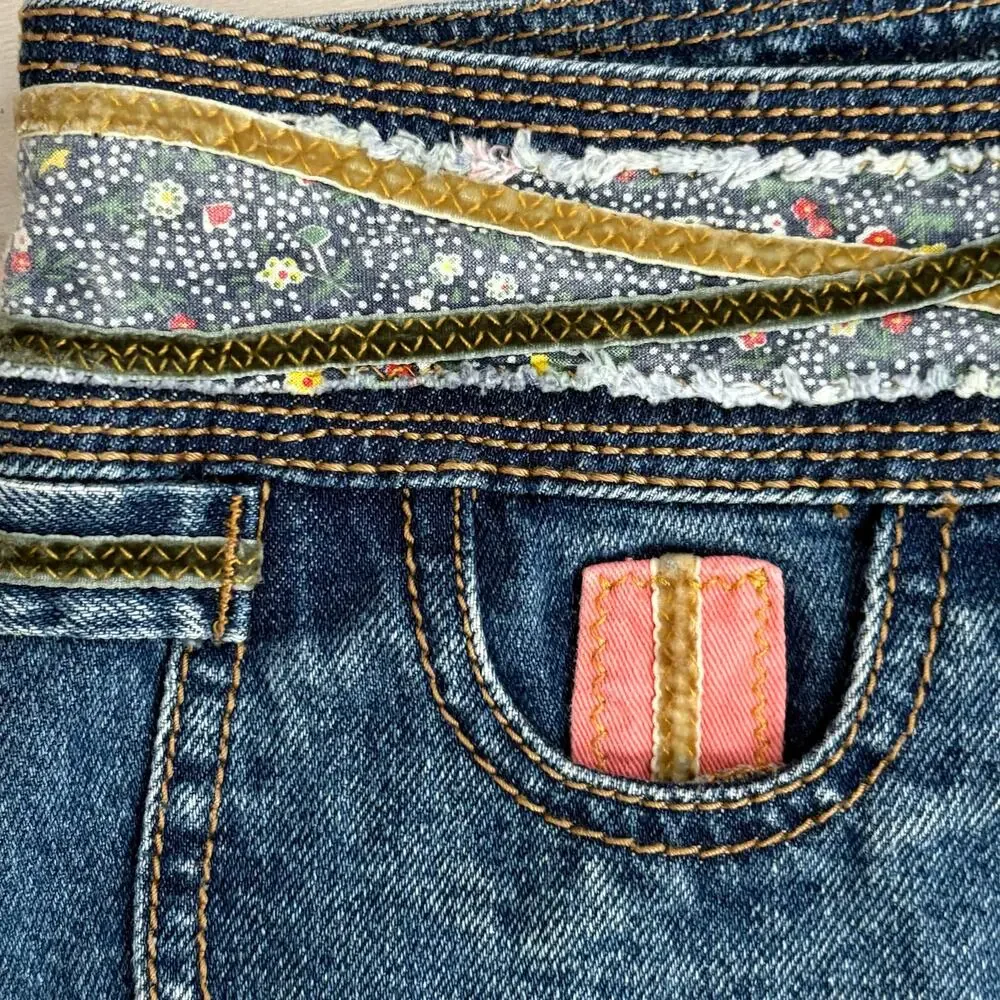 Vintage Carol Anderson For Cabi Denim Blue Jean Mini Skirt Women’s Sz 8 See pics - Picture 5 of 10